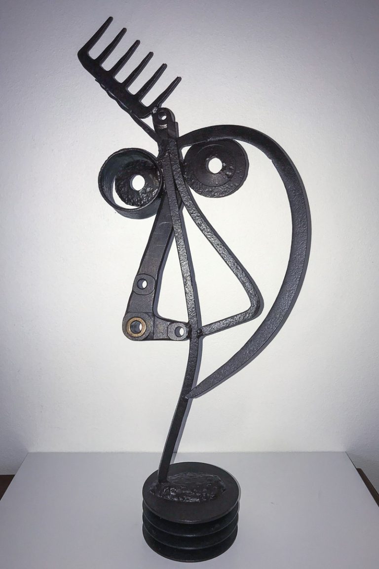 Woman with a comb in her hair